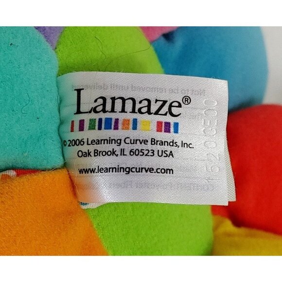 Lamaze 11" Octopus Baby Activity Toy Colorful Squeak Crinkle Textures 2006 - Picture 6 of 6